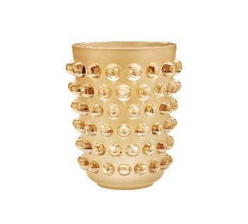 Mossi xxl vase in gold luster crystal - Lalique